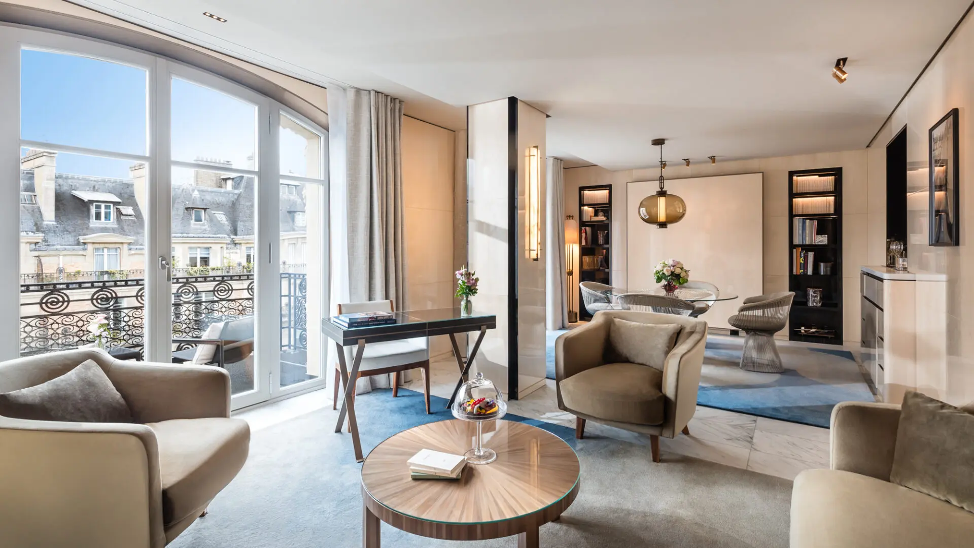 Lutetia Paris-Suite-Isabelle-Huppert-Living-Area